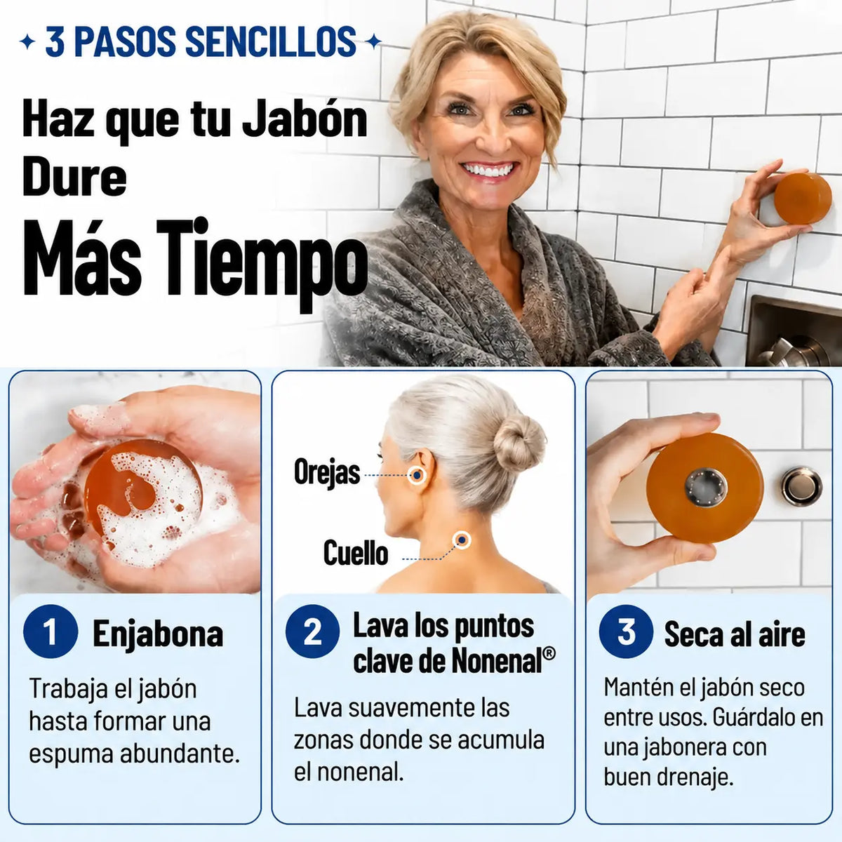 ELYRE Jabón en Barra Purificante y Desodorizante