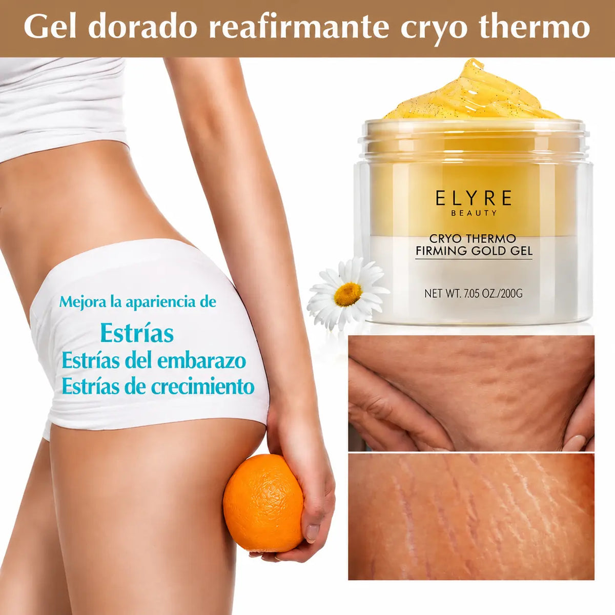 ELYRE Gel Dorado Reafirmante Cryo Thermo