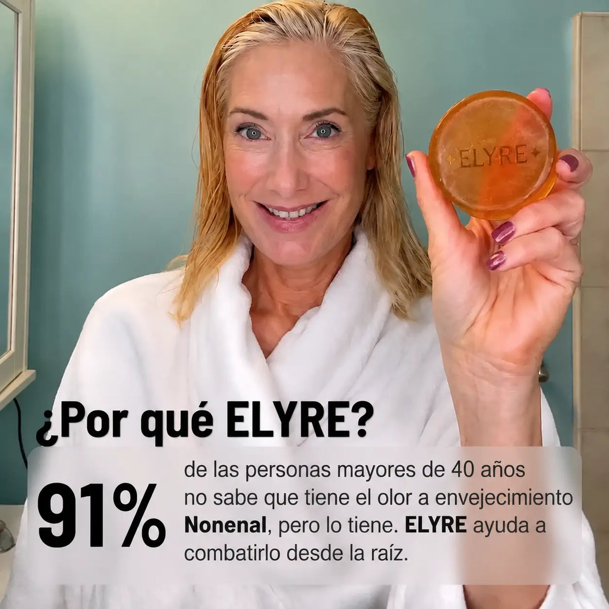 ELYRE Jabón en Barra Purificante y Desodorizante