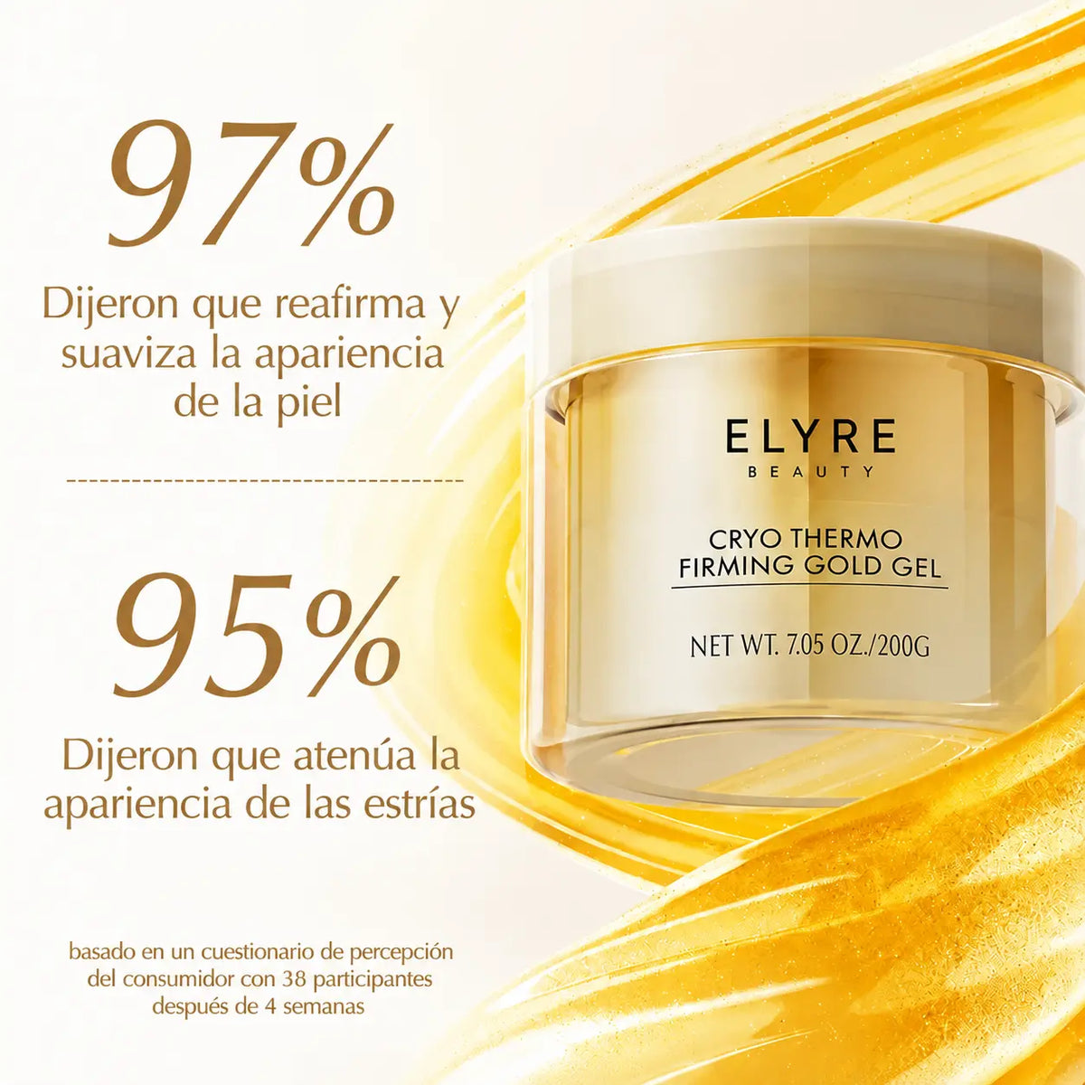ELYRE Gel Dorado Reafirmante Cryo Thermo